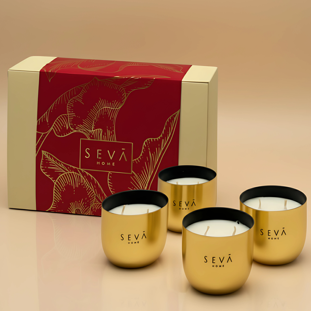 Heirloom Votives Scented Candles - Set of 4