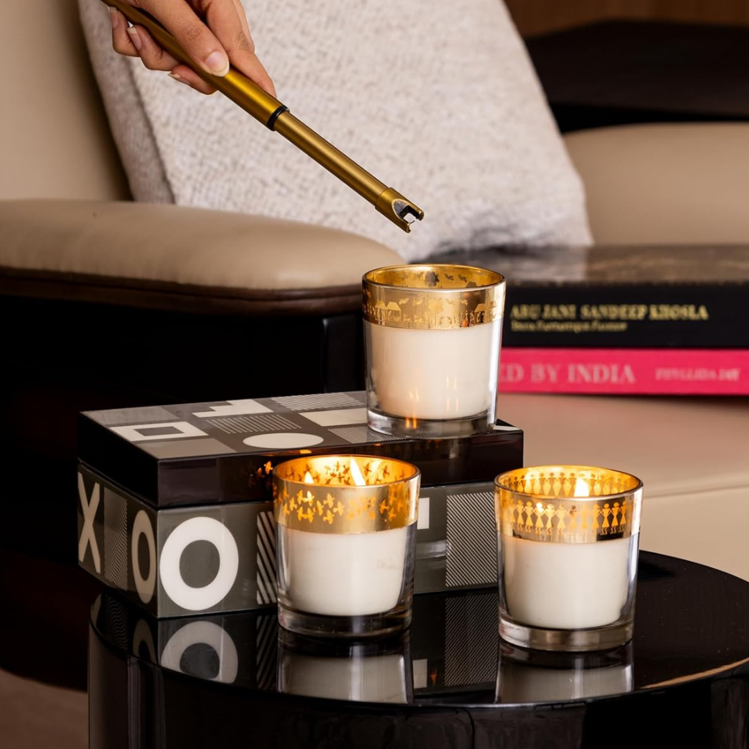 Enchante Scented Candle - Dil Se (Saffron Silk - Birds)