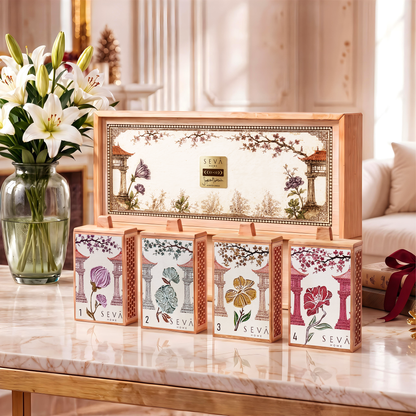 Seva Home x Suryakant Lokhande The Mahjong Edit – Set of 4