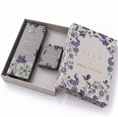 Seva Home x Payal Singhal Gift Set (Candle + Diffuser) - Jasmine