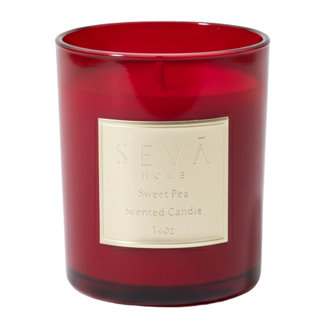 Signature Scented Candle - Sweet Pea - Classic