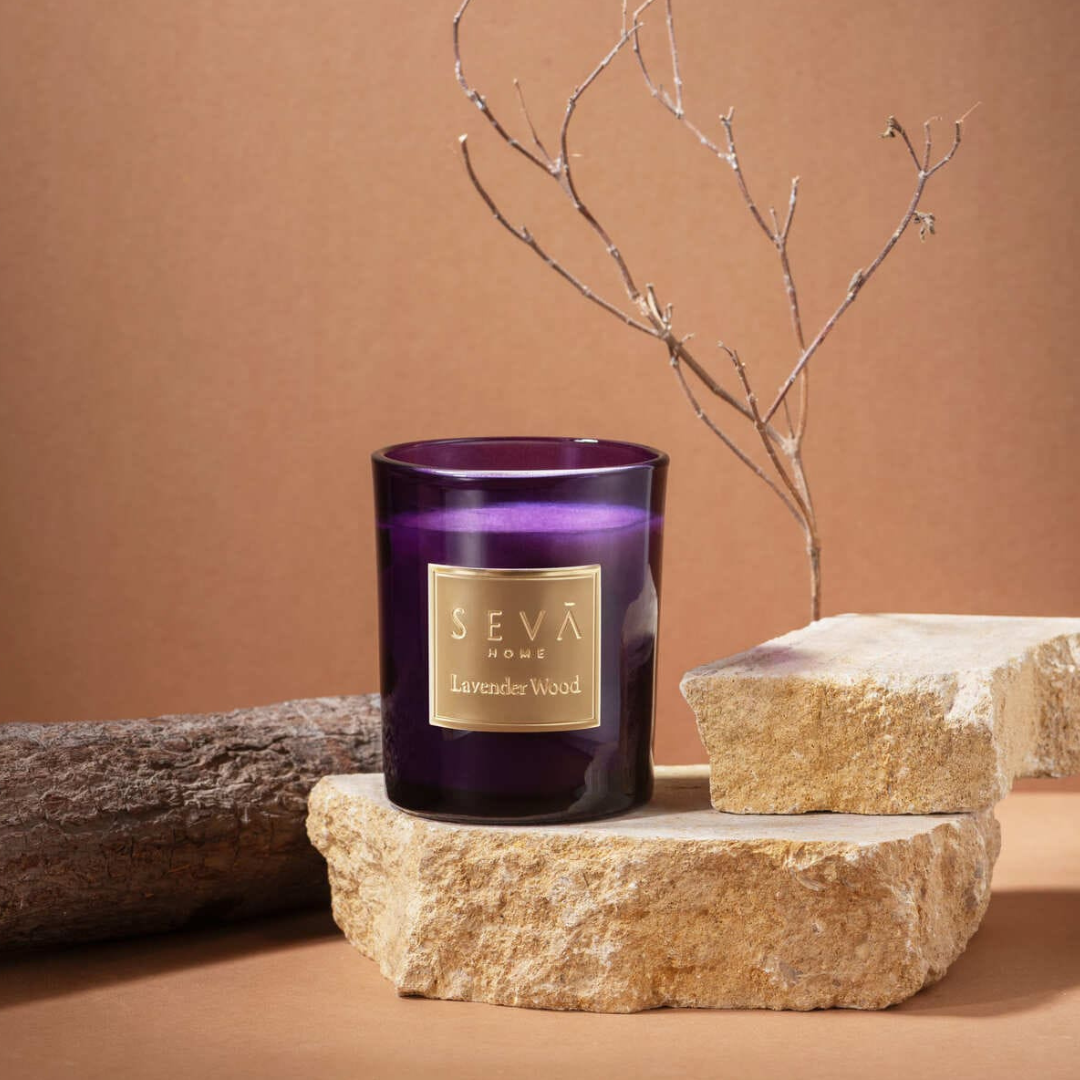 Signature Scented Candle - Lavender Wood - Classic