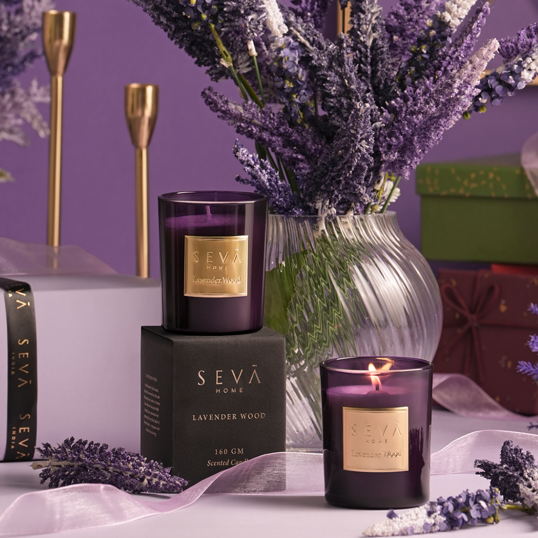 Signature Scented Candle - Lavender Wood - Classic