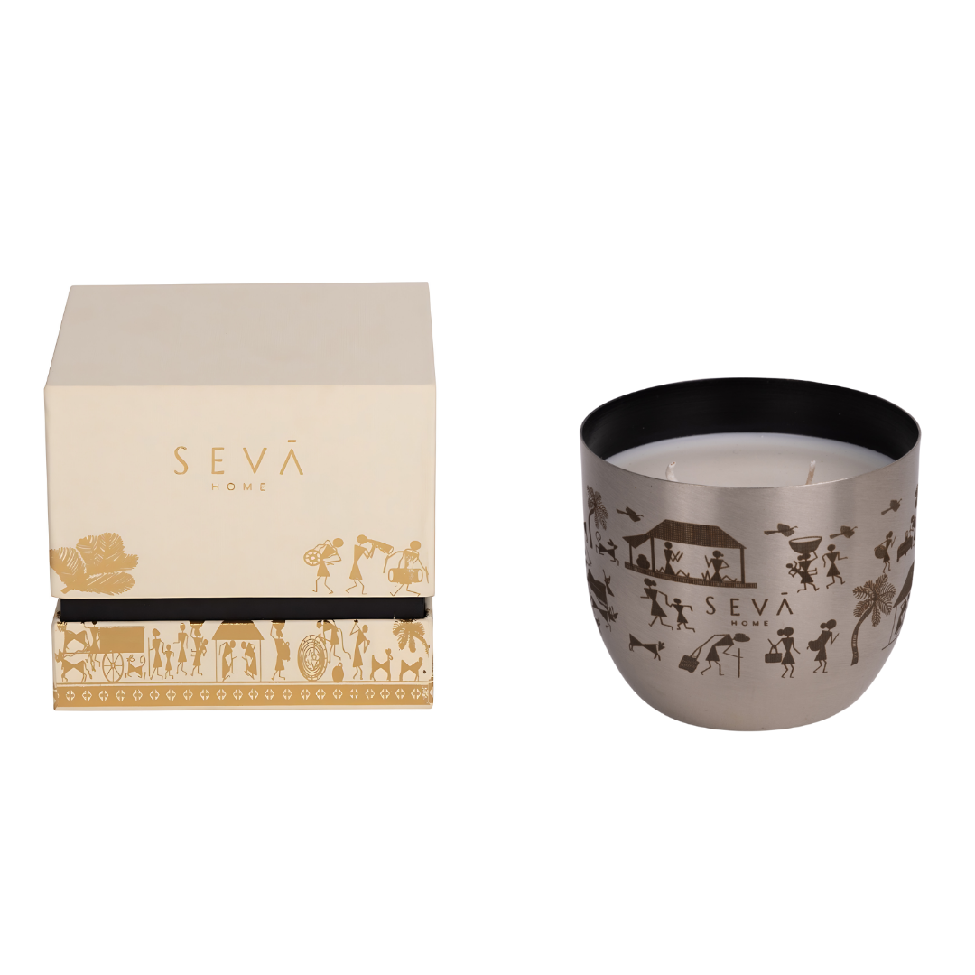 Heirloom Candle - Dil Se (Rustic Roots -Silver) -Classic