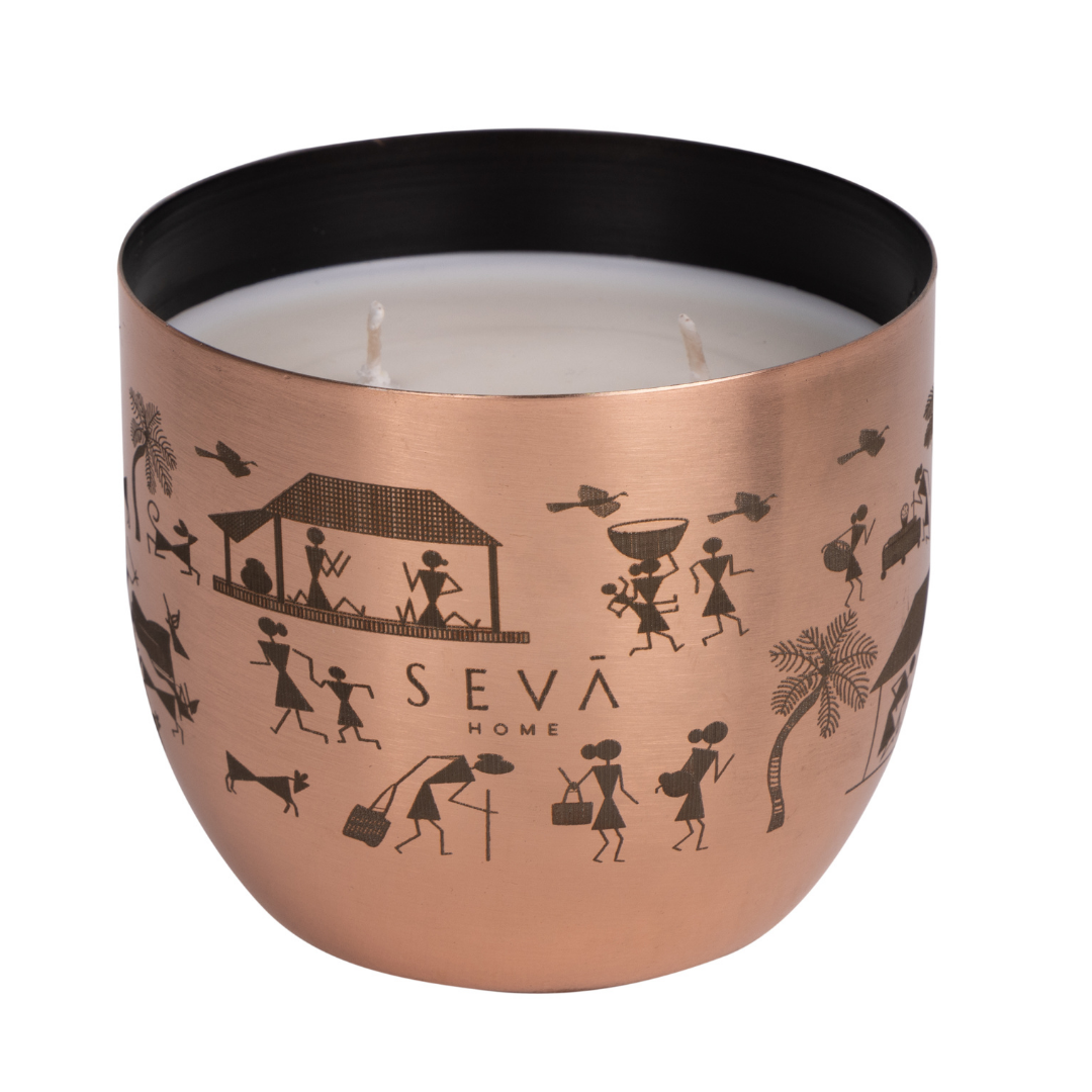 Heirloom Candle - Dil Se (Rustic Roots - Rose Gold) - Classic