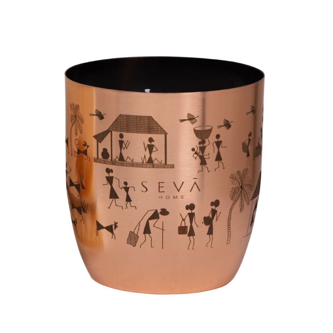 Heirloom Candle - Dil Se (Rustic Roots - Rose Gold) - Large