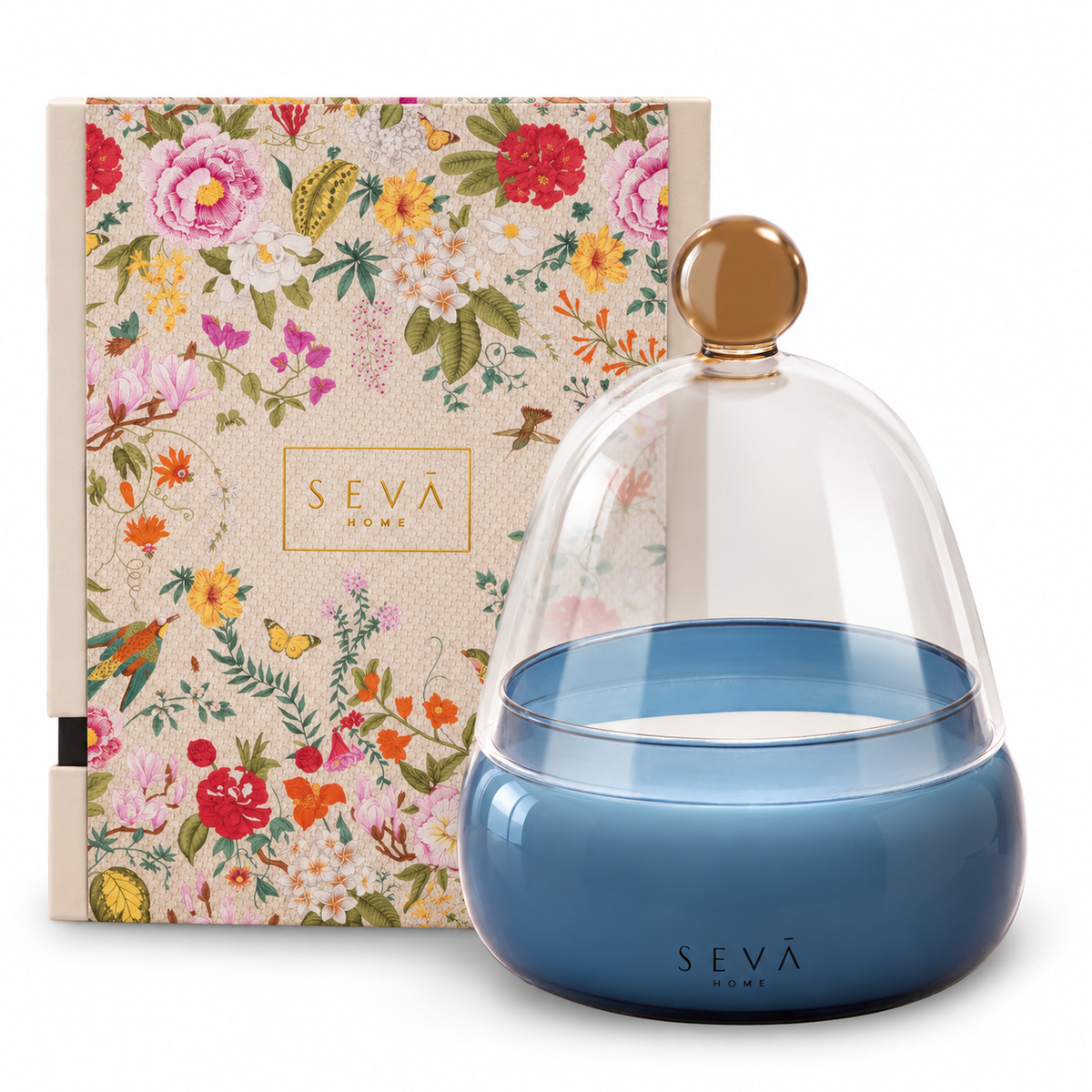 Cloche Scented Candle - Aqua