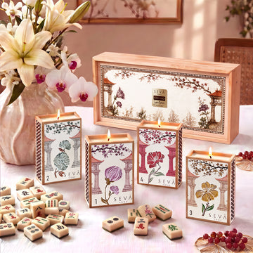 Seva Home x Suryakant Lokhande The Mahjong Edit – Set of 4