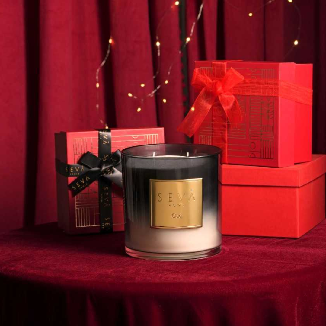 Signature Scented Candle - Oud - Grande