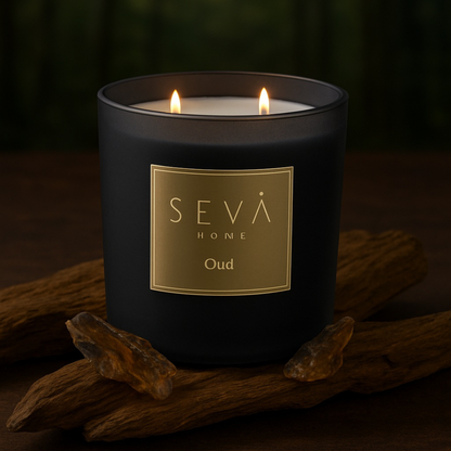 Signature Scented Candle - Oud - Grande