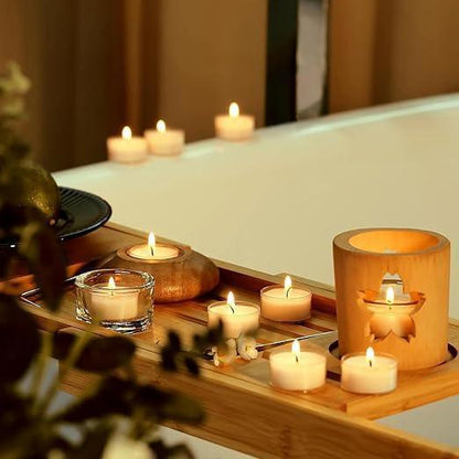 Tea Lights - Noir (Set of 50)