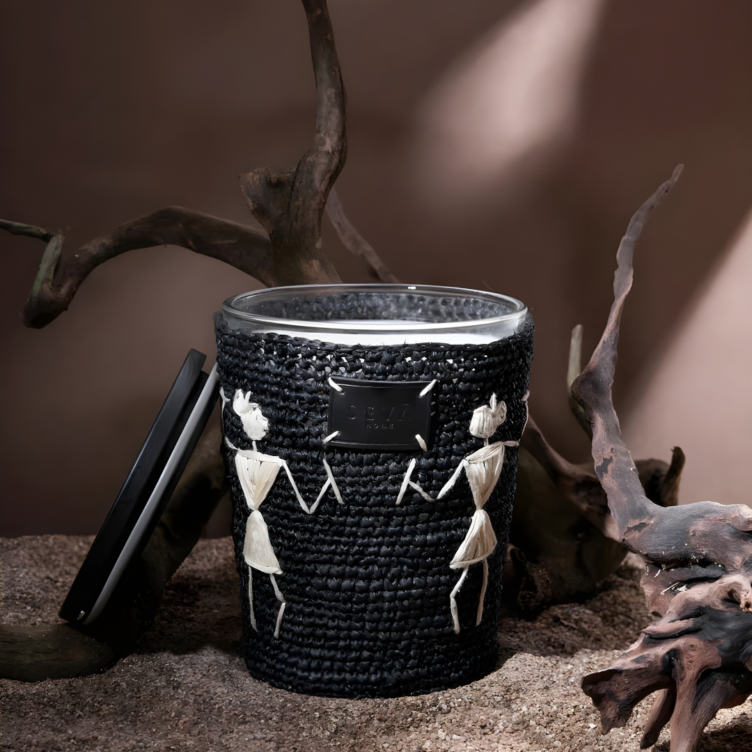Avante Garde Candle - Dil Se - Mandarin (Black - Large)