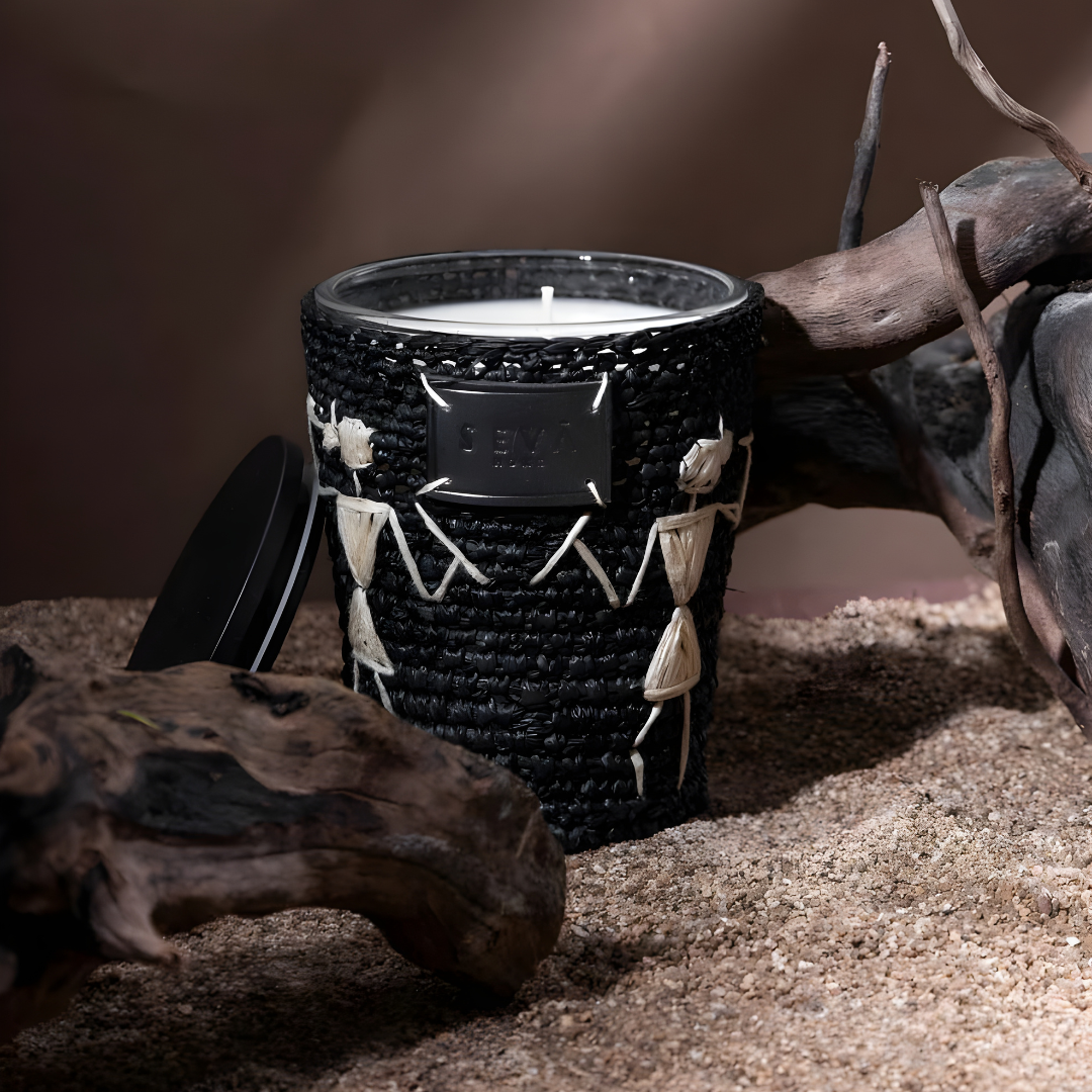 Avante Garde Candle - Dil Se - Mandarin (Black - Large)