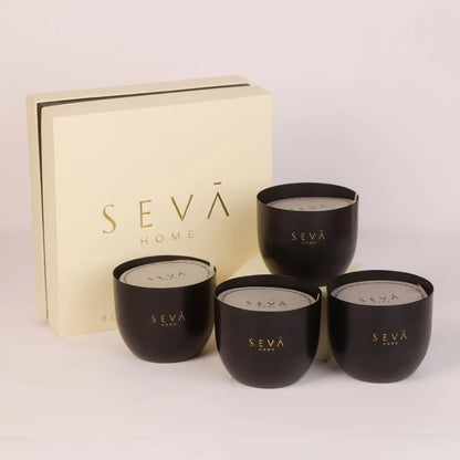 Heirloom Candle - Set Of 4 - Noir (Black)