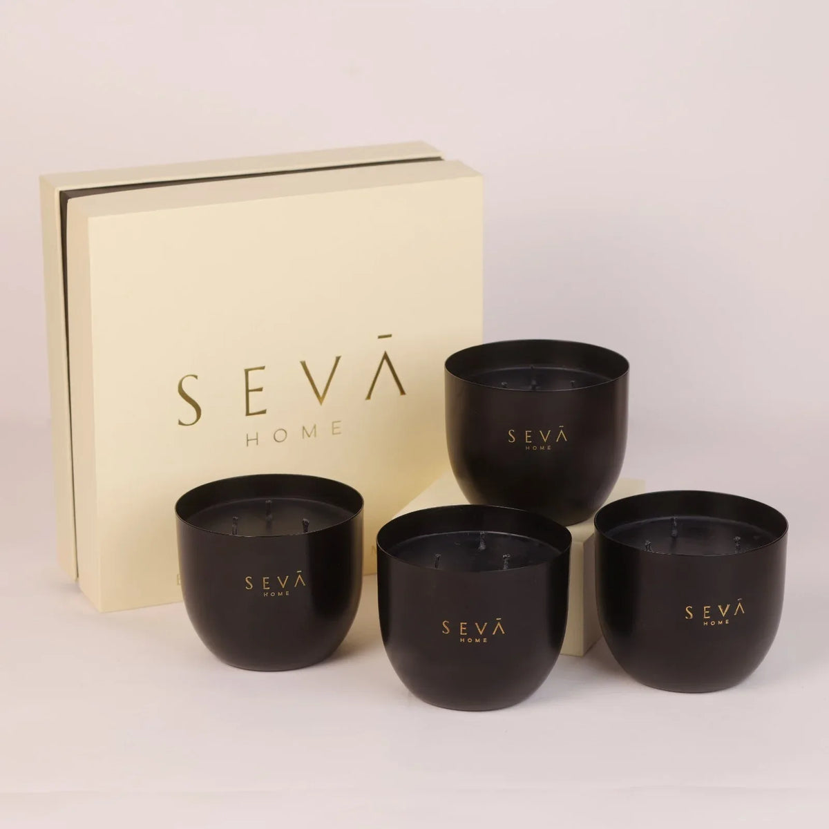 Heirloom Candle - Set Of 4 - Noir (Black)