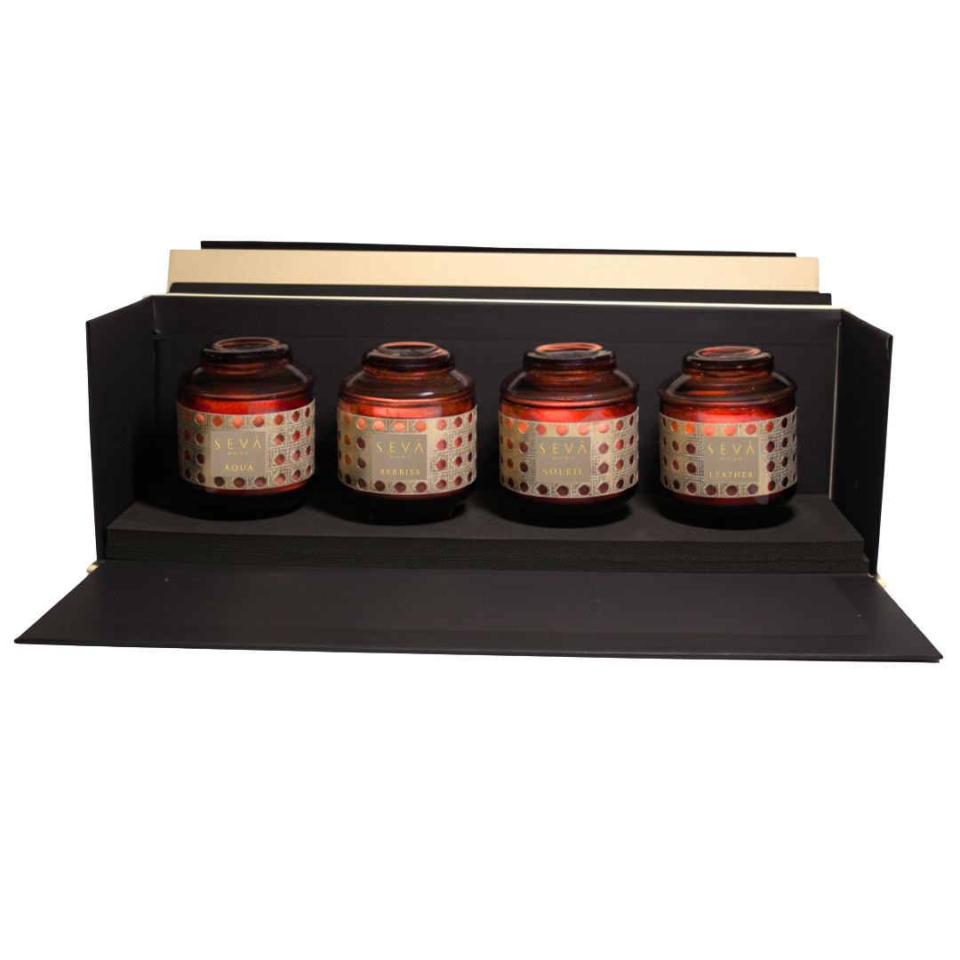 Sacred Spaces Scented Candle - Set of 4