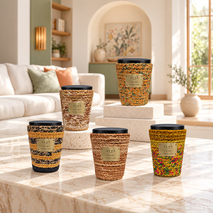 Sari Archival Scented Candles (Yellow & Orange)