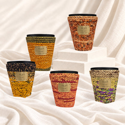 Sari Archival Scented Candles (Yellow & Orange)