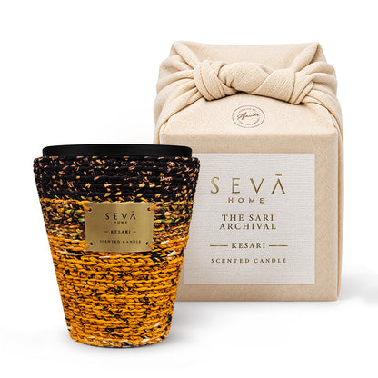 Sari Archival Scented Candles (Yellow & Orange)
