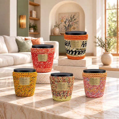 Sari Archival Scented Candles (Yellow & Orange)