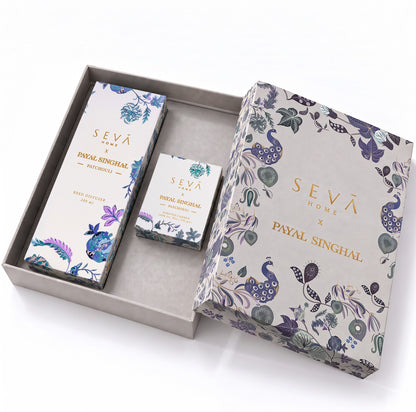 Seva Home x Payal Singhal Gift Set (Candle + Diffuser) - Patchouli