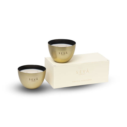 Heirloom Mini Candle - Set of 2 (Gold+Gold)