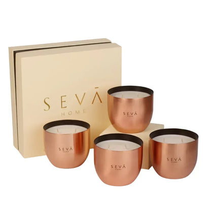 Heirloom Scented Candle - Set Of 4 - Berries (Rose Gold)