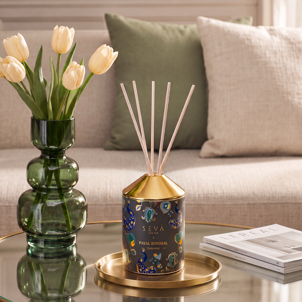 Seva Home x Payal Singhal Reed Diffuser - Tuberose